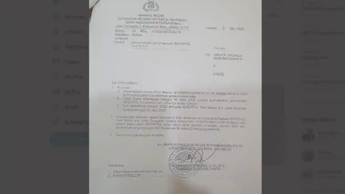 Terkait Kasus Djoko Tjandra, 3 Jenderal Polisi Ini Dicopot dari Jabatannya