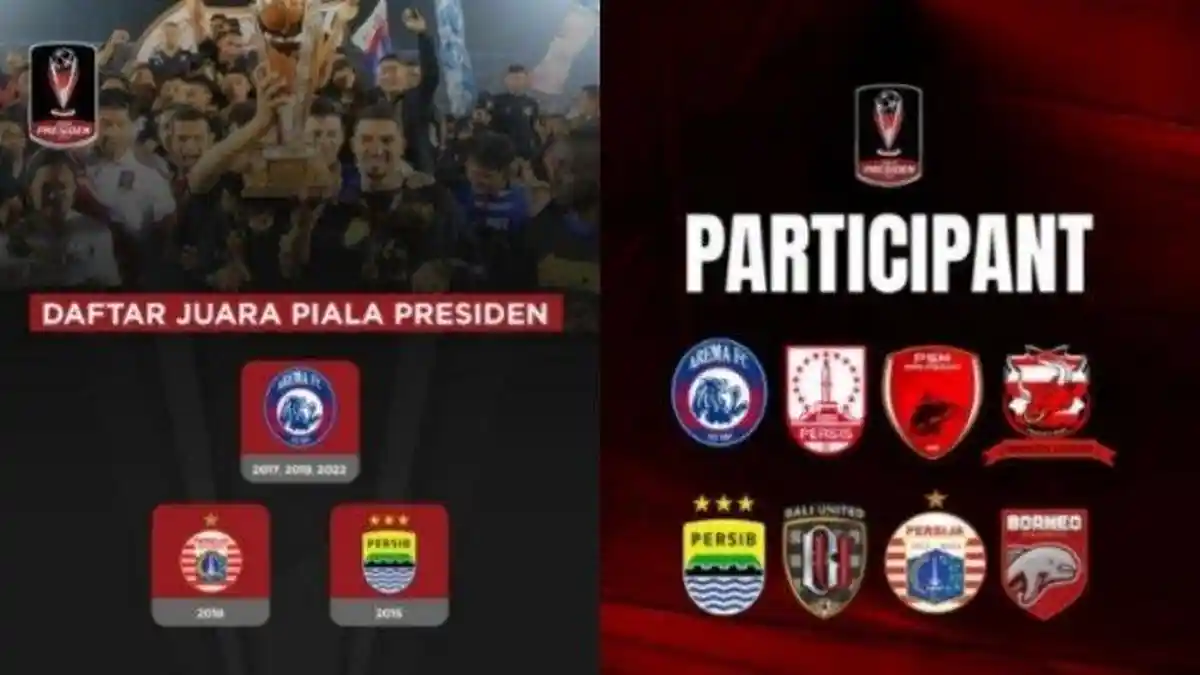 JADWAL Piala Presiden 2024 dan Daftar Klub yang Bertanding, Digelar di Bandung dan Bali