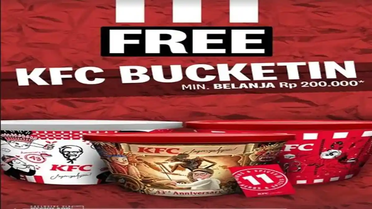Nikmati Lezatnya Promo KFC Paket Kombo MDL Chicken dan Burger Rp 30.000