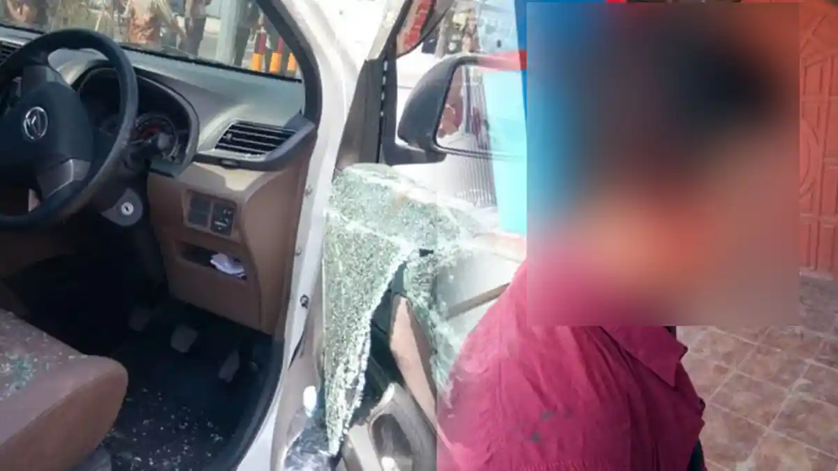 Diduga Pengutil Emas, Mobil Xenia Rusak dan Kepala Terlanjur Bocor, Ternyata Polisi Salah Tangkap