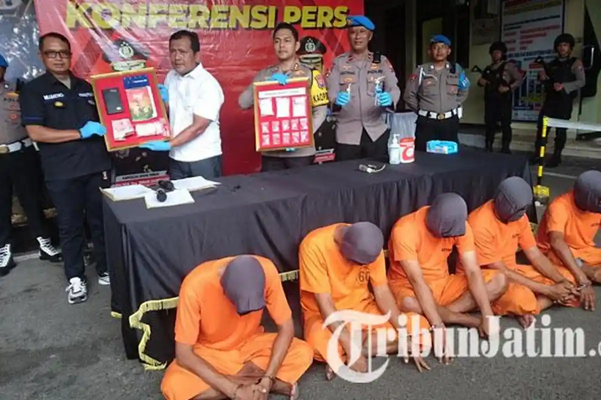 Bandar, Kurir dan Pembeli Sabu-sabu di Tulungagung Diciduk, Seperempat Kilogram Narkoba Jadi Bukti