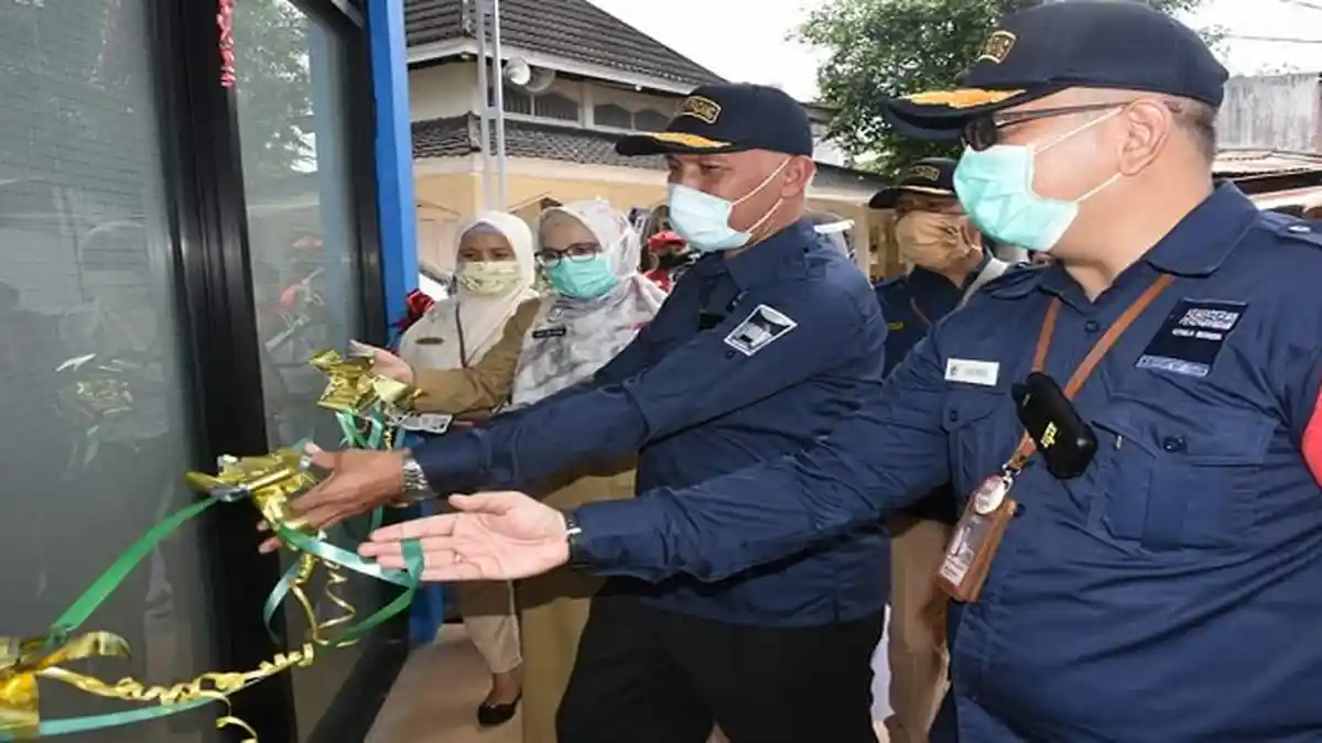 Posko Kesehatan Penanganan Covid-19 di Pasar Raya Padang, Disdag: Pedagang Bisa Periksakan Diri