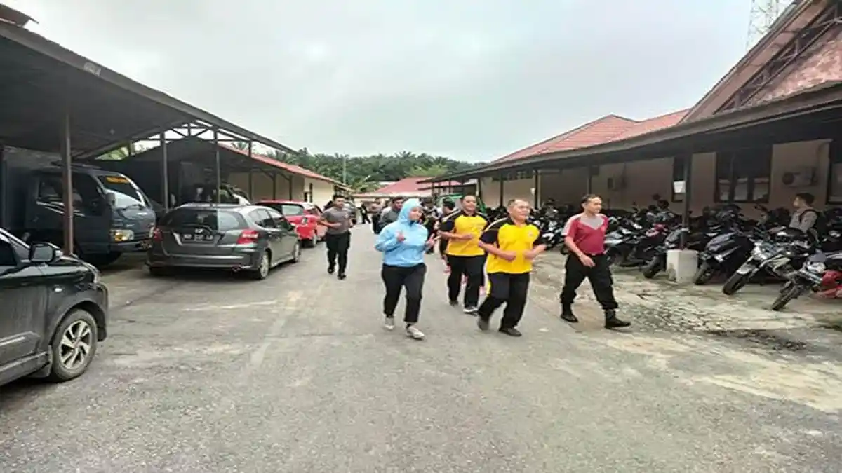 Polres Landak Laksanakan Program Turunkan Berat Badan Personel yang Obesitas