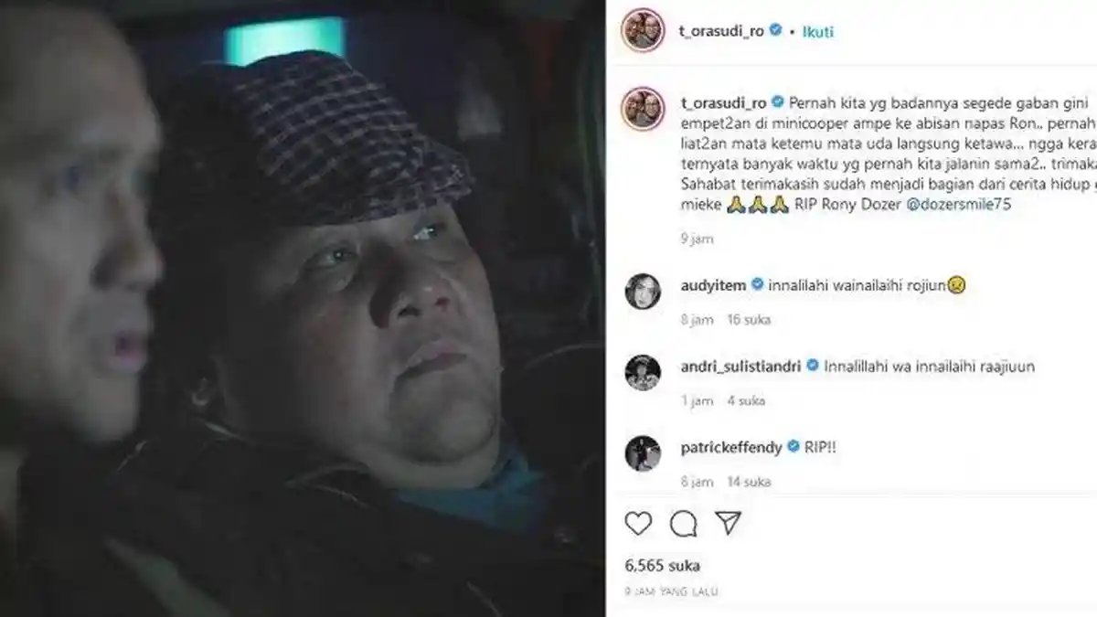 SIAPA Rony Dozer Aktor Indonesia yang Meninggal, Tora Sudiro Berduka| Berikut Daftar Film Rony Dozer