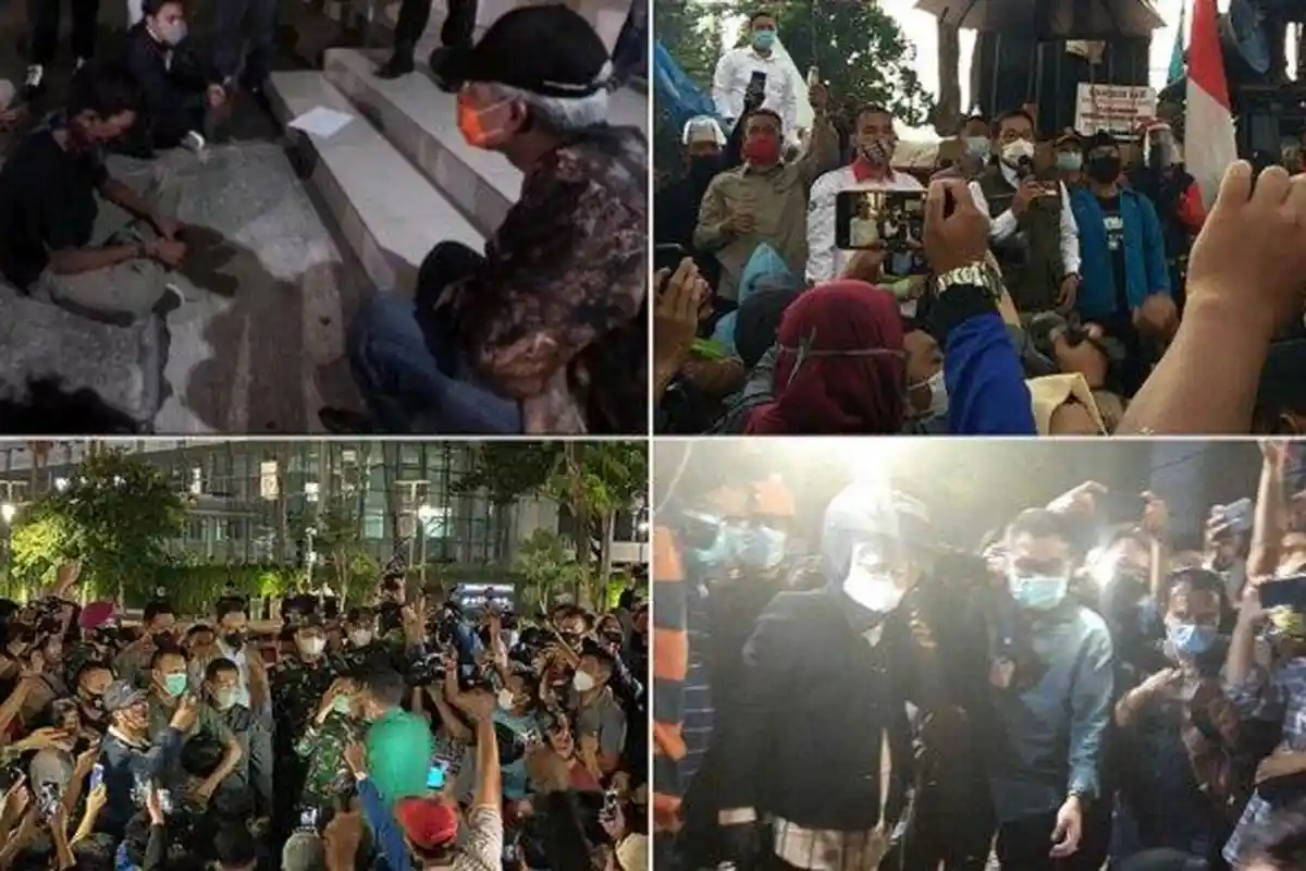 Fadli Zon: ''Jelas Pelanggaran HAM'', VIRAL Video Puluhan Pria Diduga Pendemo Dijemur di Aspal