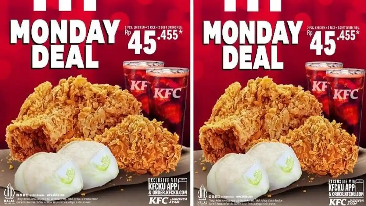 Promo KFC Hari Ini Senin 12 Mei 2025, Nikmati Monday Deal 2 Ayam, 2 ...