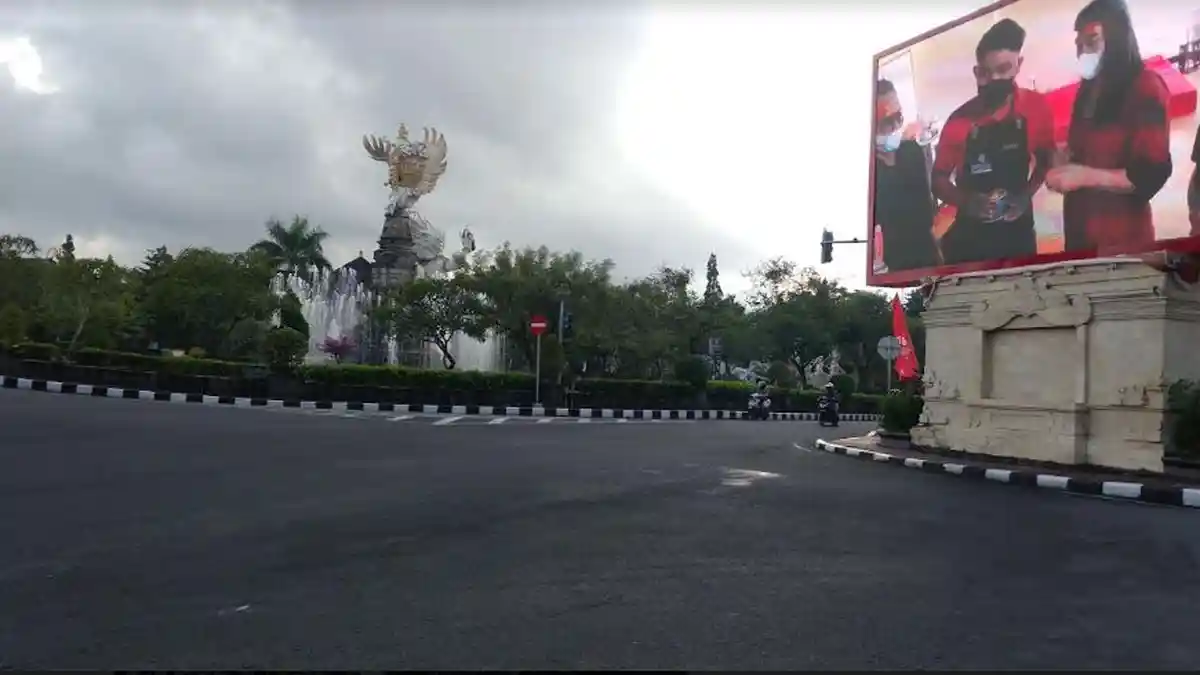 PPKM Diperpanjang, Suasana Hari Kemerdekaan Indonesia di Gianyar Sepi Tanpa Perayaan 