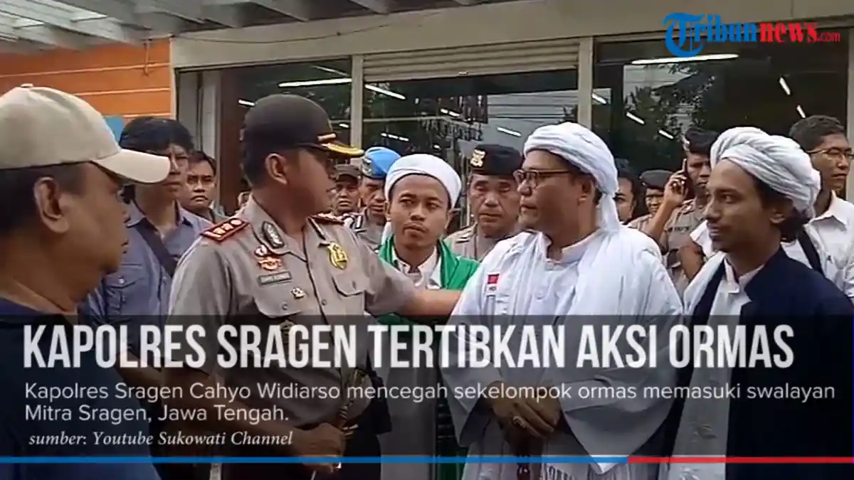 Kapolres Sragen Cegah Ormas Sweeping Swalayan, Kapolda Jateng Angkat Jempol