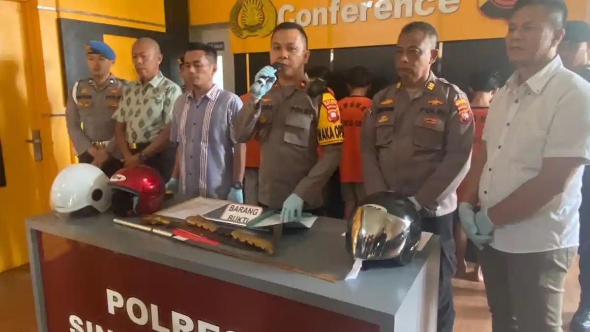 Polres Singkawang Amankan 6 Pemuda Yang Diduga Melakukan Tindak Kekerasan