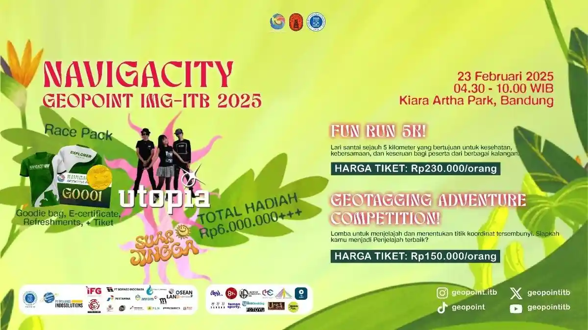 Navigacity Geopoint 2025: Serunya Fun Run, Geo-Tagging, dan Penampilan Utopia di Bandung