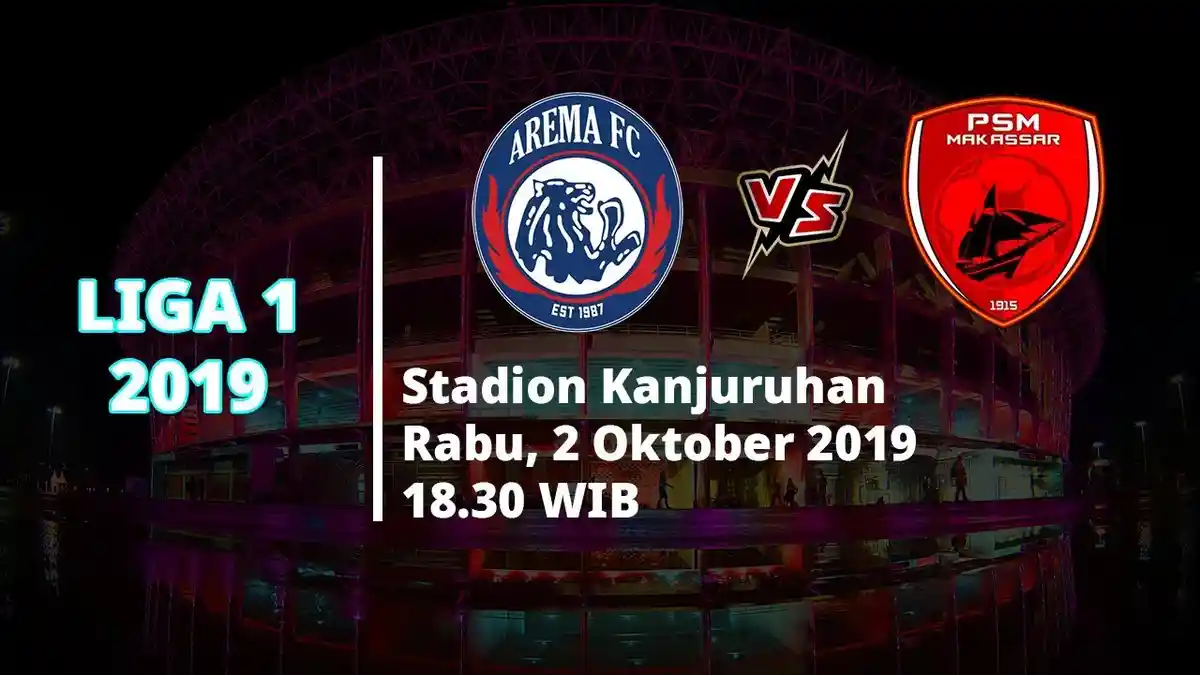 VIDEO Live Streaming TV Online Arema FC Vs PSM Makassar Pukul 18.30 WIB, Akses via HP