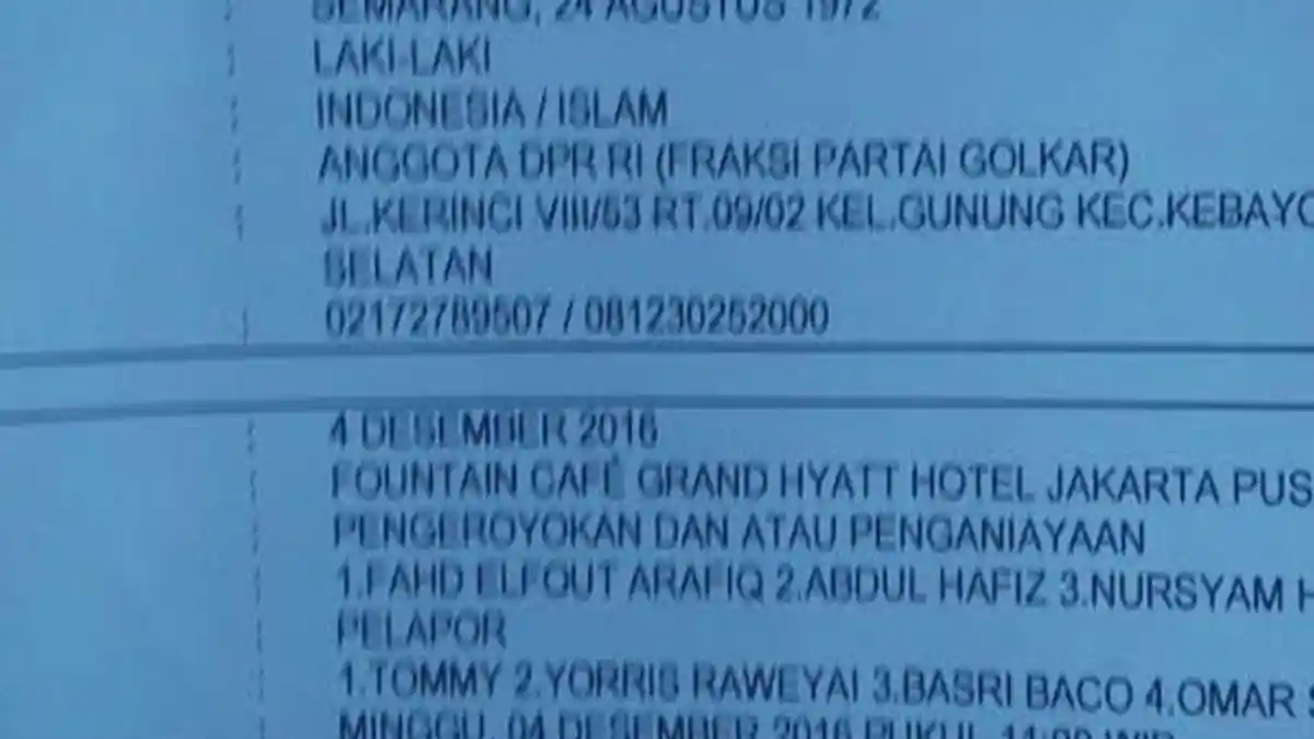 Plt KNPI Sulsel versi Fahd El A Rafiq Nursyam Halid Dipolisikan?