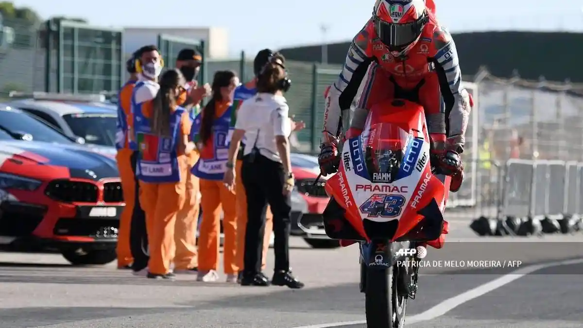 HASIL FP2 MotoGP Qatar 2021, Miller Tercepat, Morbidelli Menurun, Rossi & Vinales Pertahankan Posisi