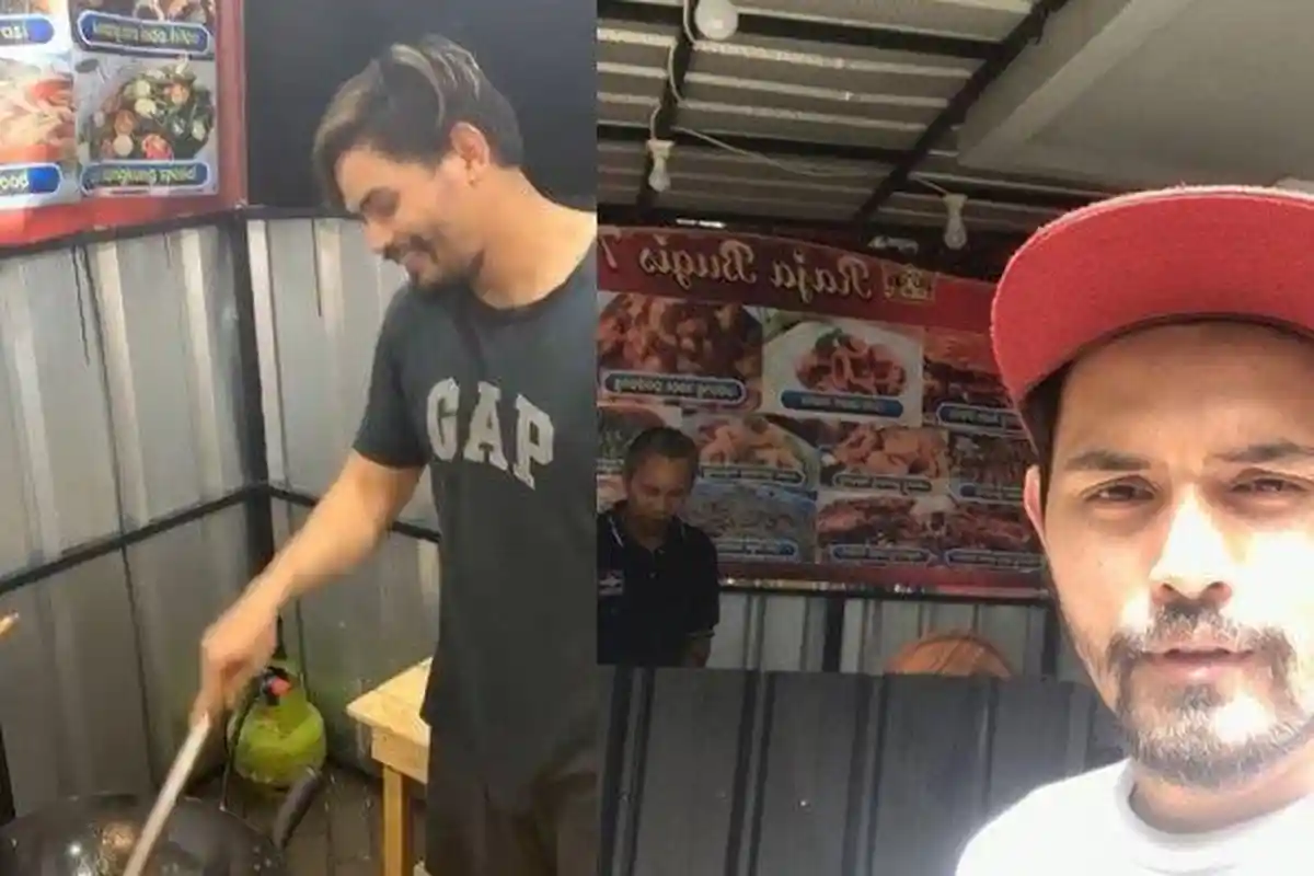 Kena Dampak Corona, Pesinetron Tampan Ini Pilih Jual Nasi Goreng Bersama Istri Cantiknya