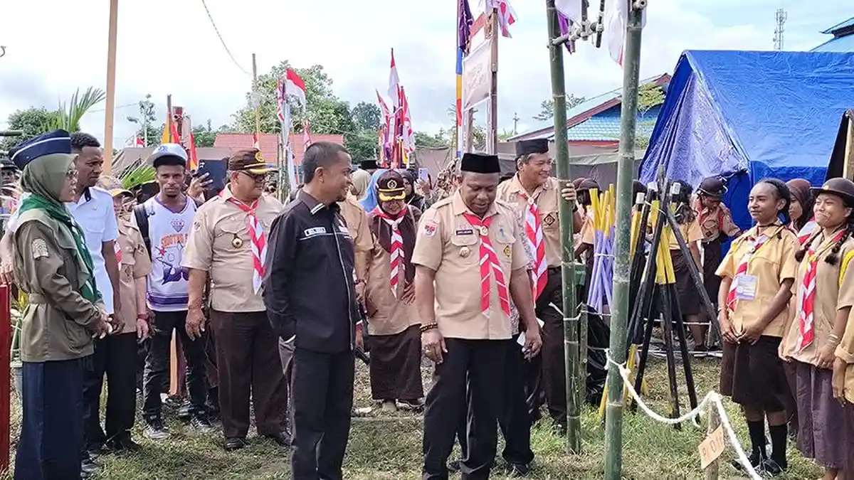 Pelajar dari Berbagai SD Hingga SMA Ikut 'Kemah Ceria' di Teluk Bintuni