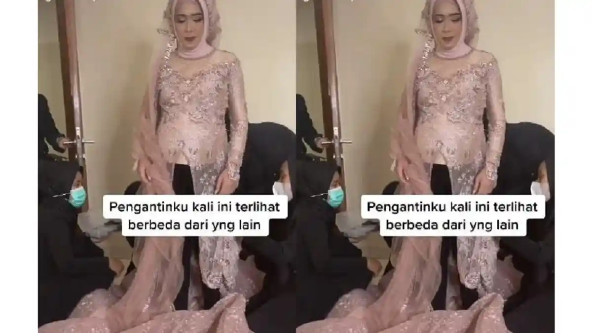 Viral Pengantin Hamil 8 Bulan saat Resepsi Pernikahan, Ternyata Begini Fakta Sebenarnya