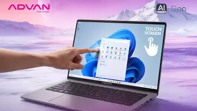 ADVAN Luncurkan Laptop AI AIGEN ULTRA, Segini Harganya