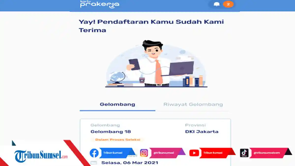 Status 'Dalam Proses Seleksi' pada Kartu Prakerja Gelombang 24 Artinya Apa? Pendaftar Harus Tahu