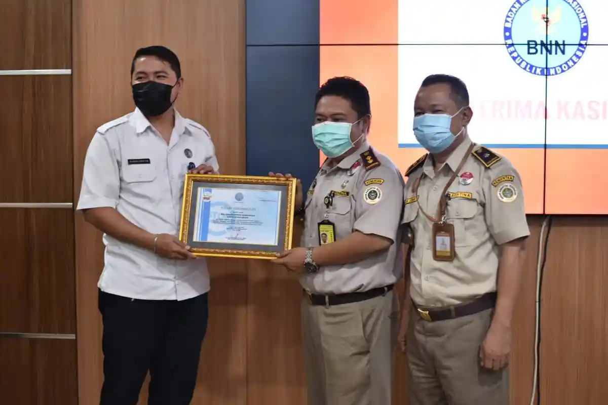 Bebas Narkoba, Karantina Pertanian Tarakan Mendapat Apresiasi dari BNN untuk Kedua Kalinya