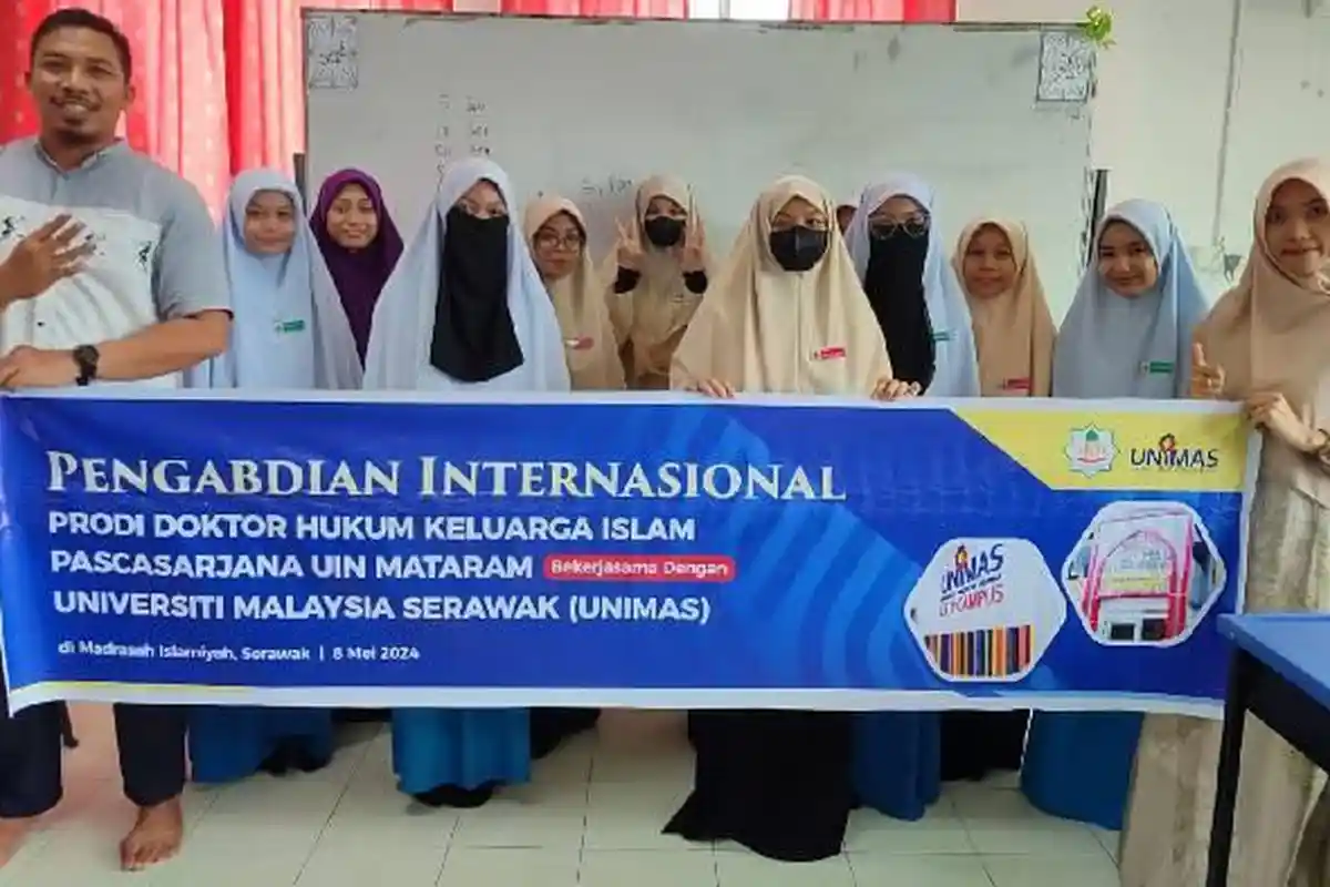 Mahasiswa S3 UIN Mataram dan UNIMAS Lakukan Pengabdian Internasional di Serawak Malaysia