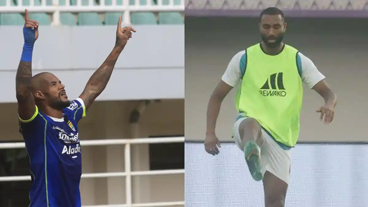 Persib Bandung vs PSM Makassar, Duel Seru David da Silva vs Yuran Fernandes di Stadion Pakansari