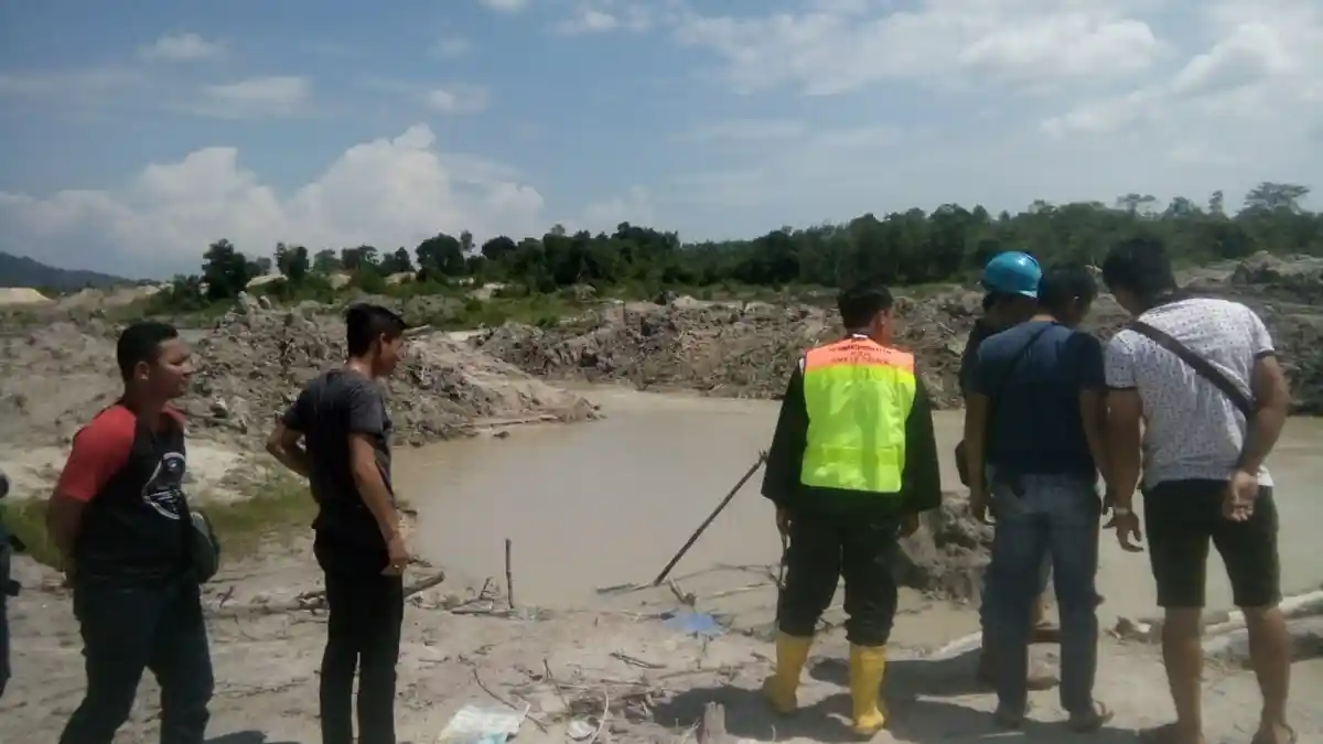 Aktivitas Tambang di Dusun Air Buntar Masih Kawasan IUP PT Timah‎