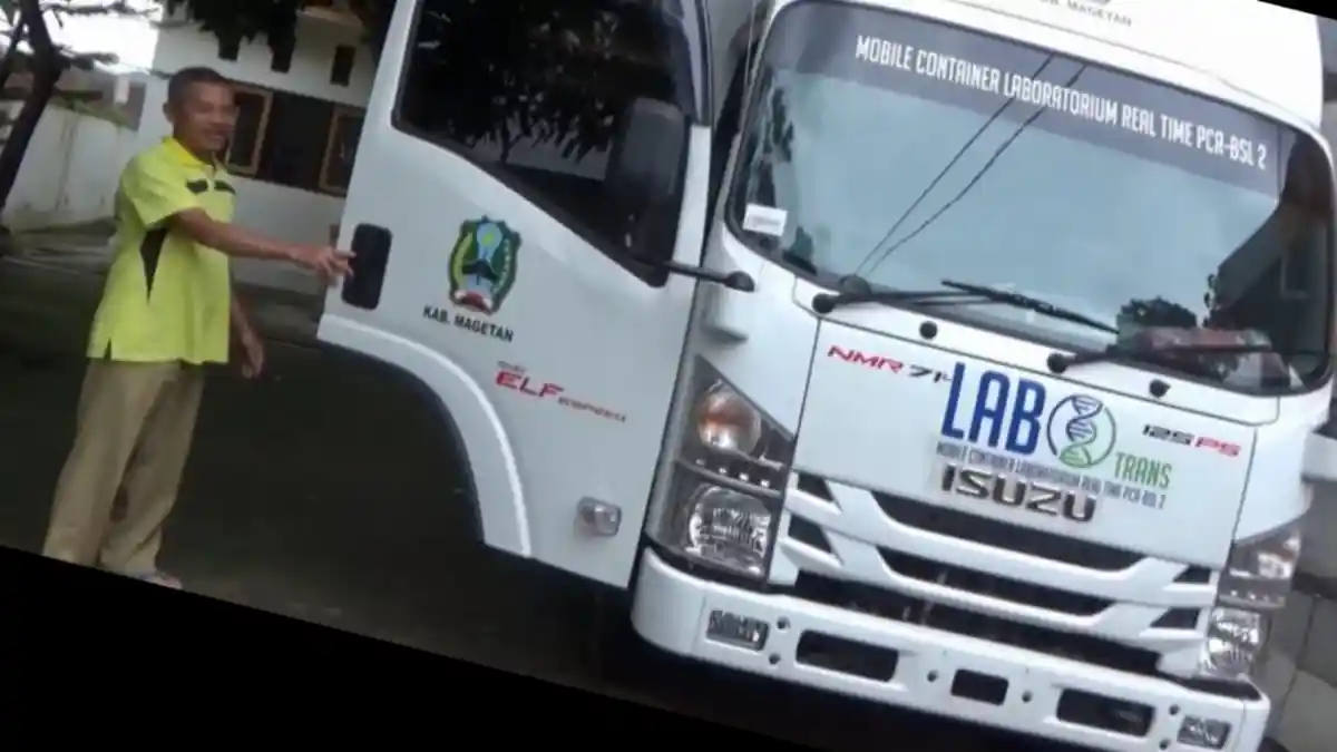 Mobil Laboratorium PCR  di Magetan, Satu satunya di Jatim, Senilai Rp 4 Miliar Mangkrak