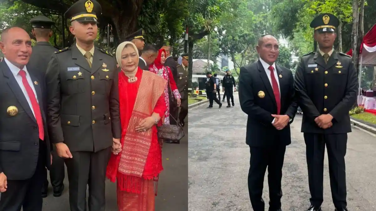 SOSOK Gilang Prasetya Rahmayadi, Putra Bungsu Gubsu Edy, Dilantik Jokowi Jadi Perwira TNI AD