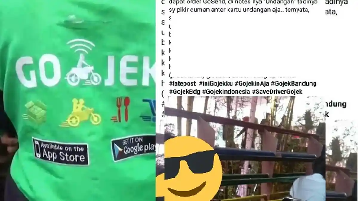 Setelah Viral 'Go-Spy', Warganet Heboh Kisah Driver Ojek Online Terima Order dengan Notes 'Undangan'