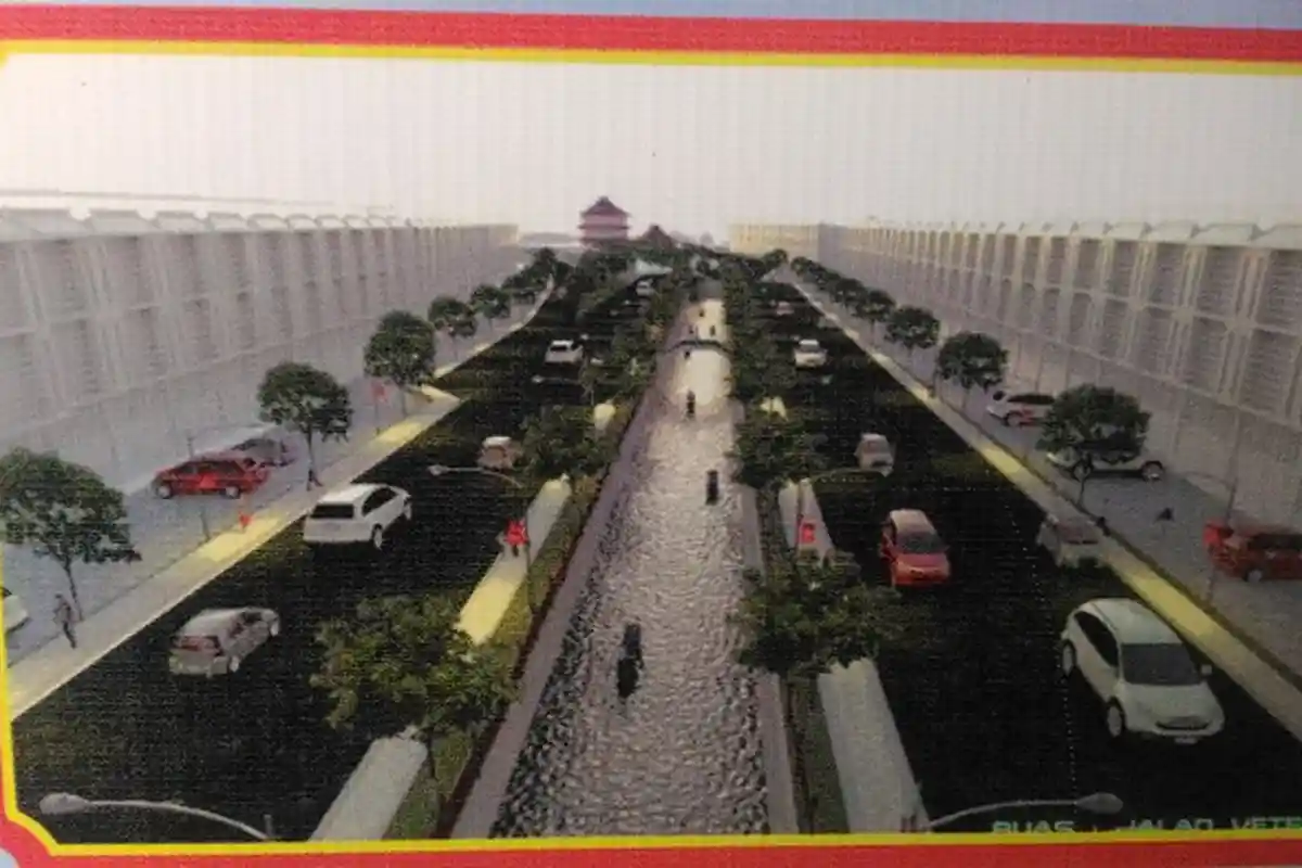 Ini Dia Penampakan Maket Siring Veteran Banjarmasin, Sungai Diapit Dua Jalan, Keren Ya