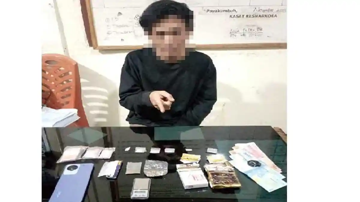 Melawan Saat Ditangkap, Pria Pengedar Sabu di Payakumbuh Dihadiahi Timah Panas Polisi