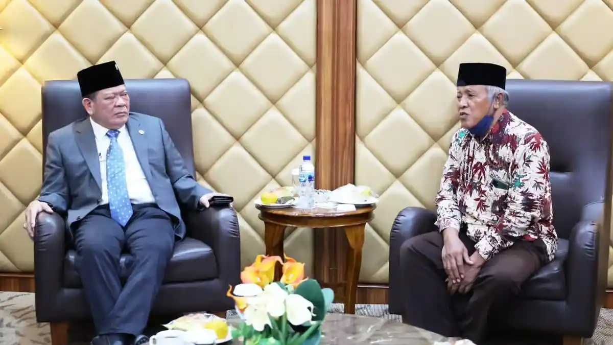 Bertemu LaNyalla, Pimpinan IPI Minta DPD RI Jadi Saluran Aspirasi Pondok Pesantren