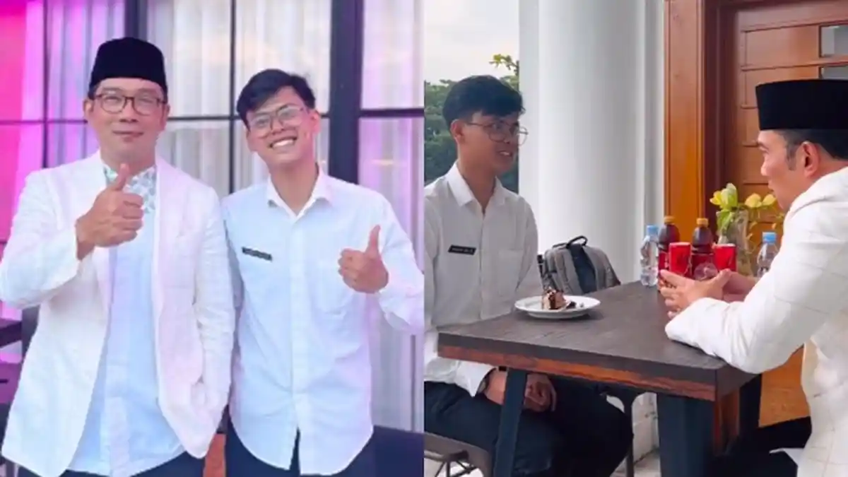 Momen Ridwan Kamil Temui Husein Guru Mundur dari PNS, Perintahkan Ini ke Bupati Pengandaran