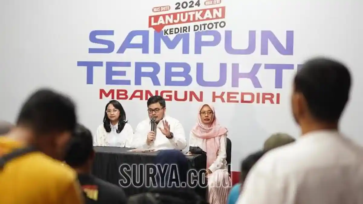 Mas Dhito Hubungi Deny Widyanarko Pasca Quick Count : Sepakat Kolaborasi Bangun Kabupaten Kediri