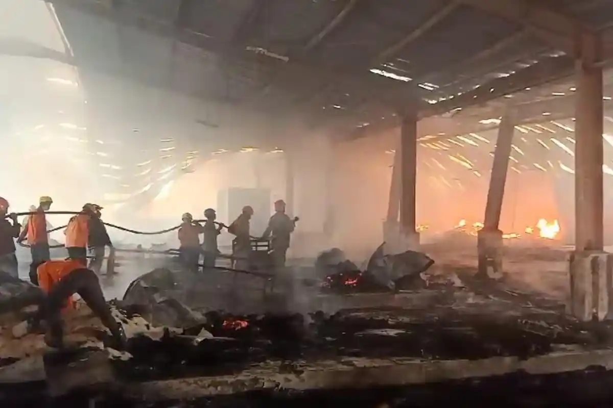 Dugaan Awal Kebakaran di Pasar Karangkobar Banjarnegara: Sumber Api dari Lapak Penjual Ayam Goreng