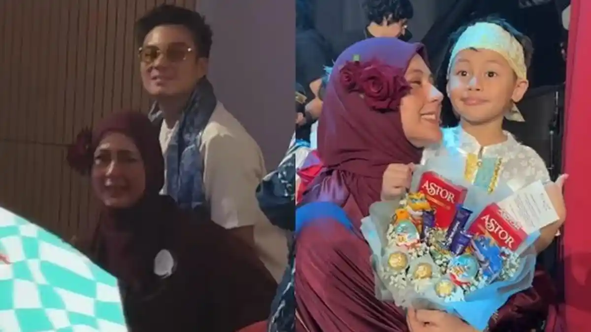 Momen Baim Wong dan Paula Verhoeven Duduk Berdampingan di Wisuda Kiano, Paula Singgung Sosok "Papa" - Tribunsumsel.com