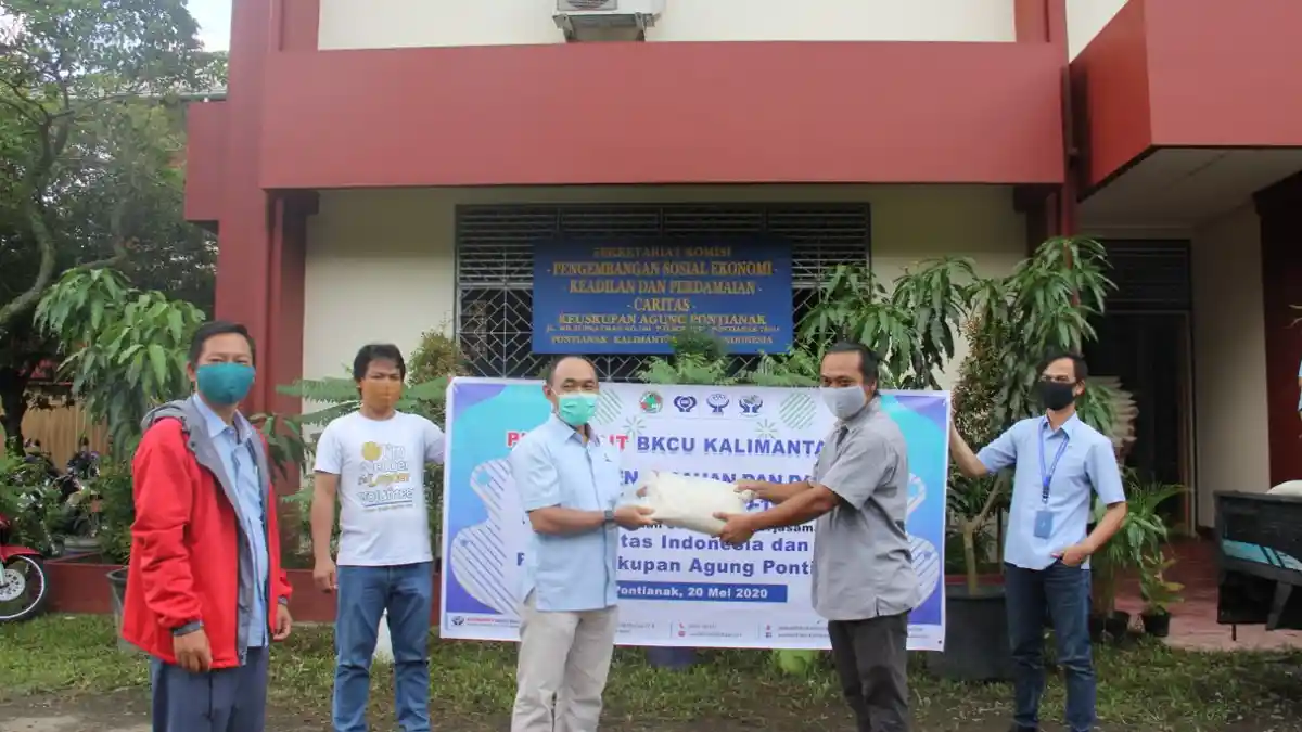 BKCU Kalimantan Inisiasi Gerakan Credit Union Peduli Covid-19