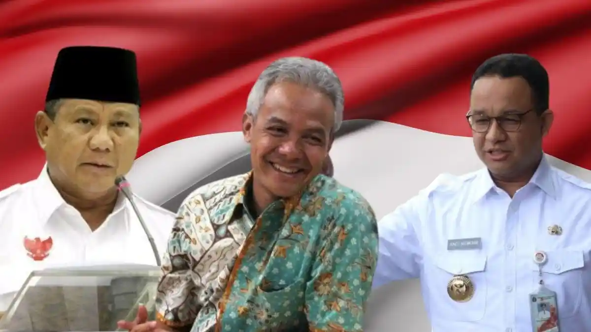 Survei Terbaru: Elektabilitas Ganjar Tembus 30 Persen, Anies dan Prabowo Sama-sama 21,7 Persen