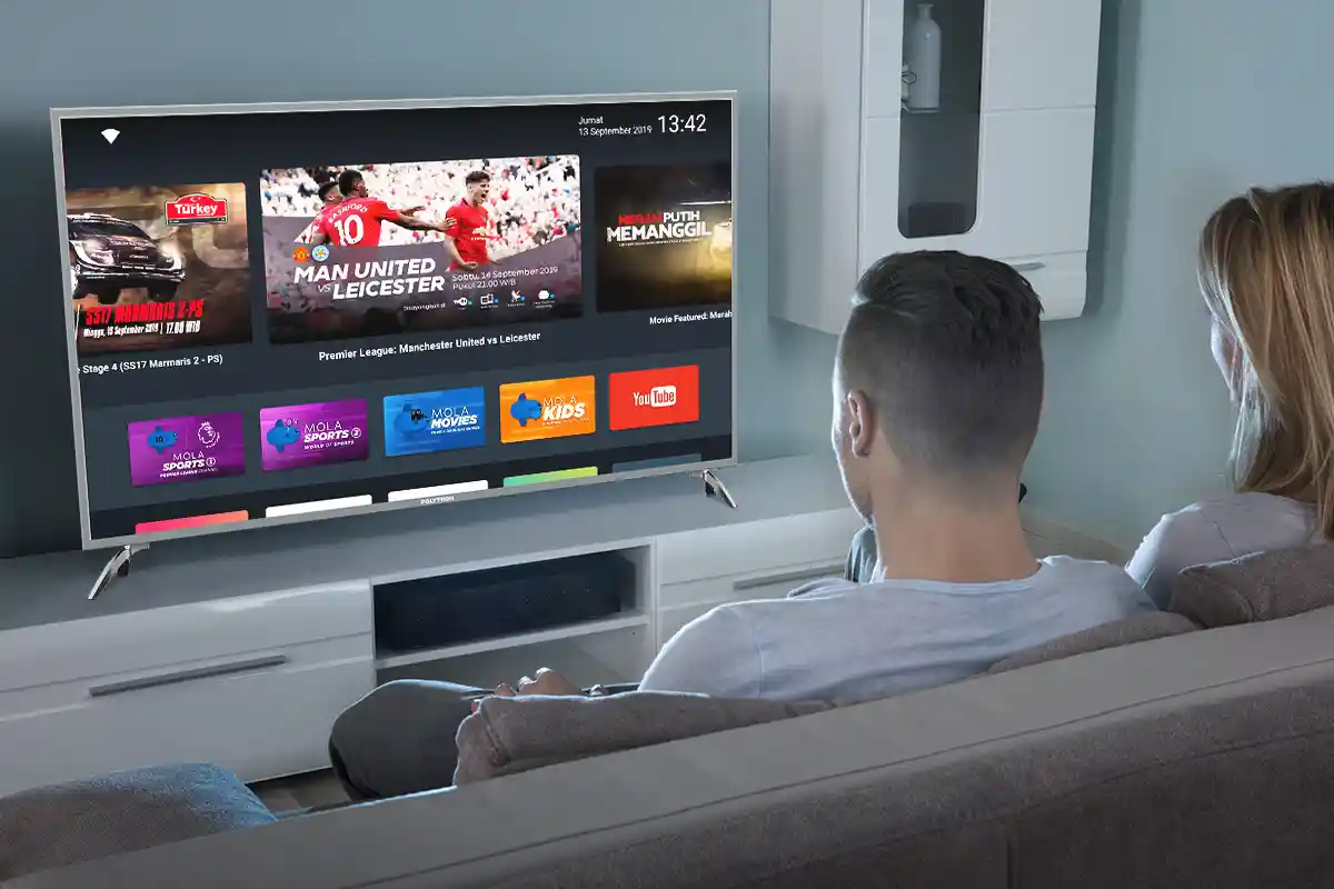Polytron Rilis Smart TV Lengkap Dengan Siaran Liga Inggris dan EURO 2020 Melalui Mola TV