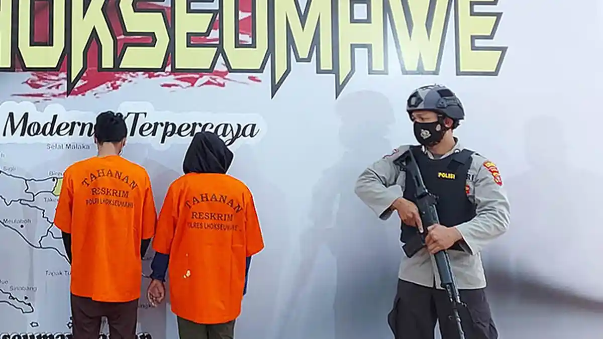 Sepasang Muda Mudi Warga Aceh Utara yang Sudah Tunangan Terlibat Kasus Pencurian