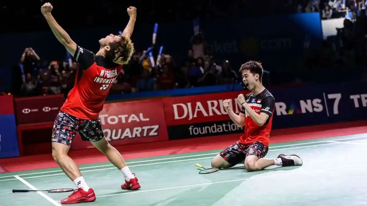 Jadwal French Open Kamis 28 Oktober 2021, Marcus/Kevin, Ahsan/Hendra, dan Fajar/Rian Main