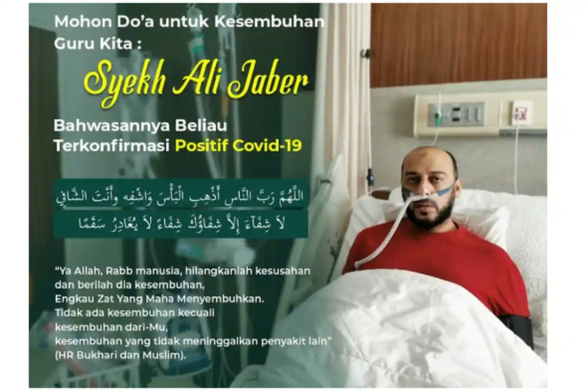 Syekh Ali Jaber Juga Positif Terinfeksi Virus Corona atau Covid-19, 'Susul' Aa Gym