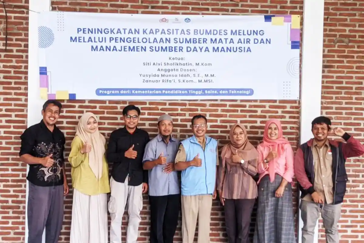 Tim Dosen Amikom Purwokerto dan Bumdes Melung Hadirkan Alat Suling Air untuk Kebutuhan Konsumsi