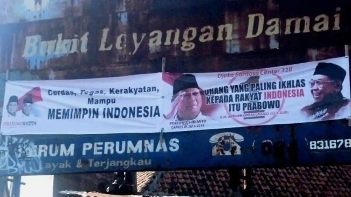 Alat Peraga Kampanye Melanggar di Yogja Belum Ditertibkan