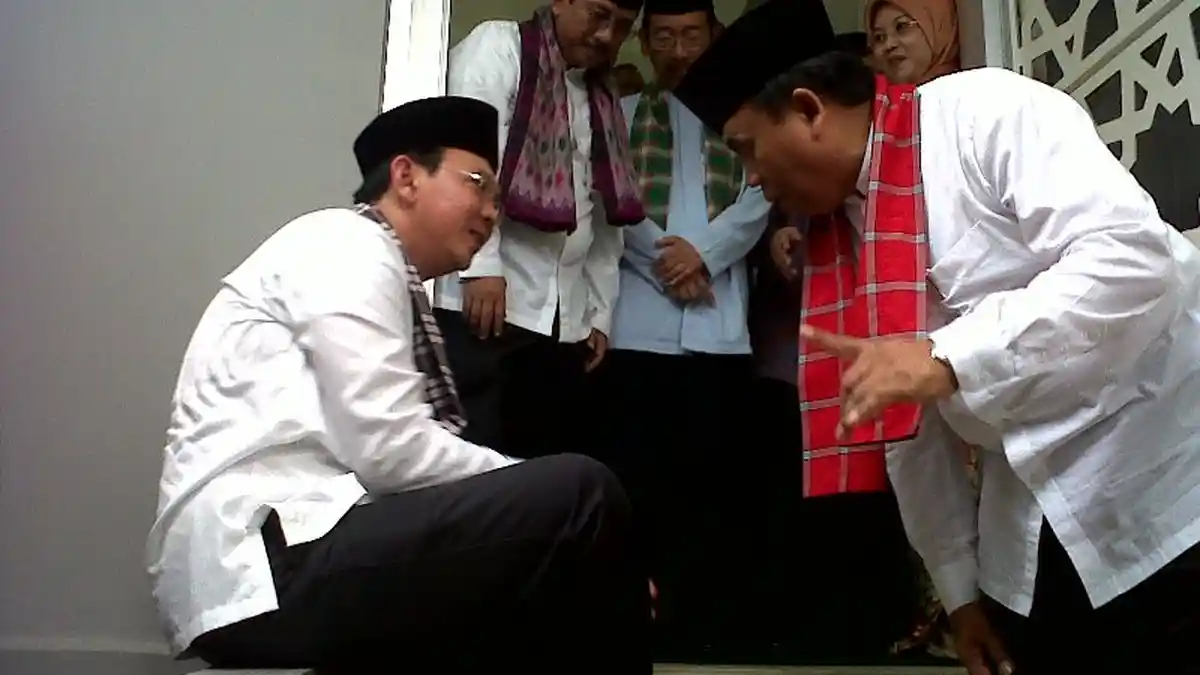 Takbir Sambut Ahok Resmikan Masjid Modern Jenderal Sudirman