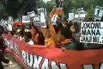 Jakmania Lakukan Aksi Damai