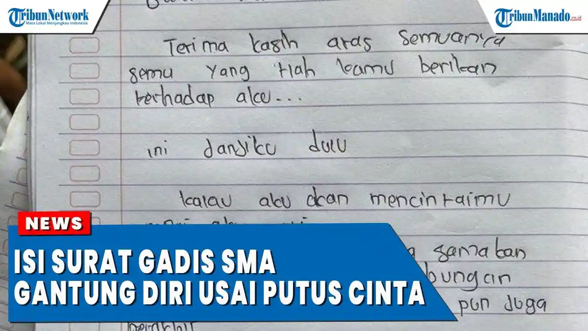 VIDEO Gadis Belia Gantung Diri Usai Putus dengan Pacar