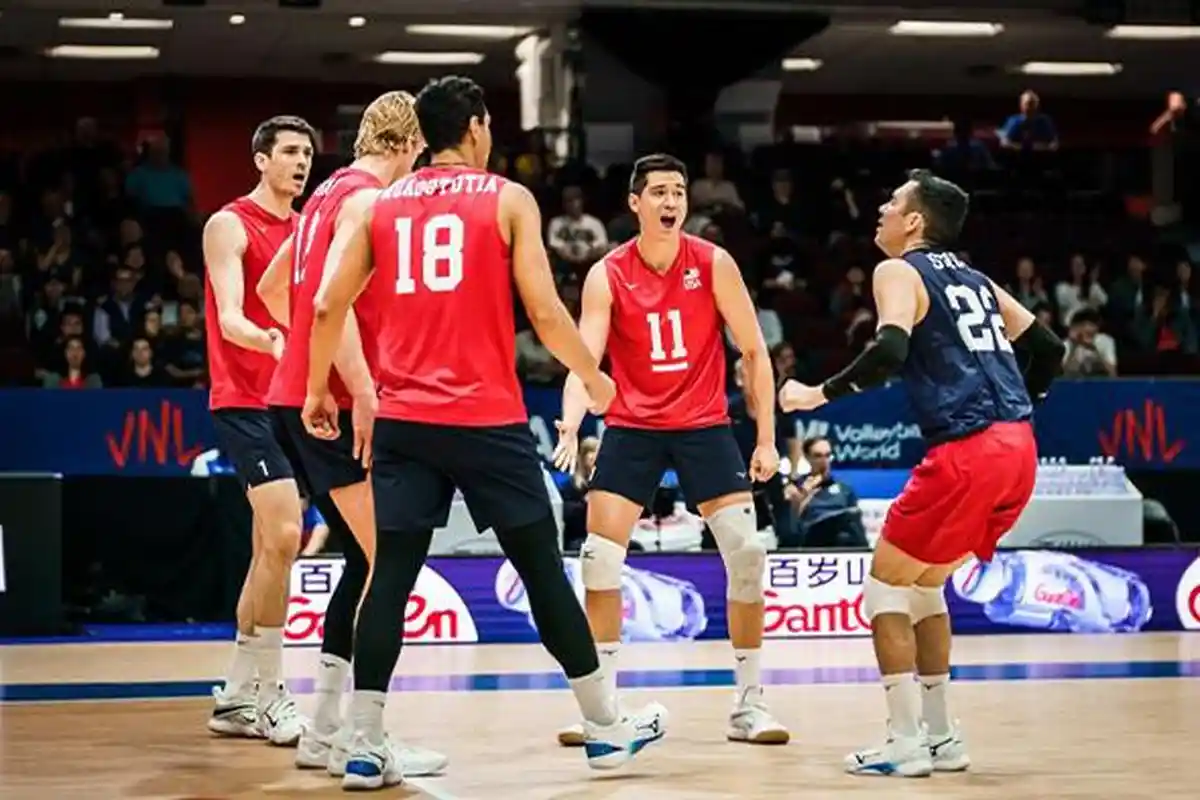 Hasil Voli Putra Kualifikasi Olimpiade Paris 2024: Amerika Kembali Unggul Atas Mesir di Set Kedua