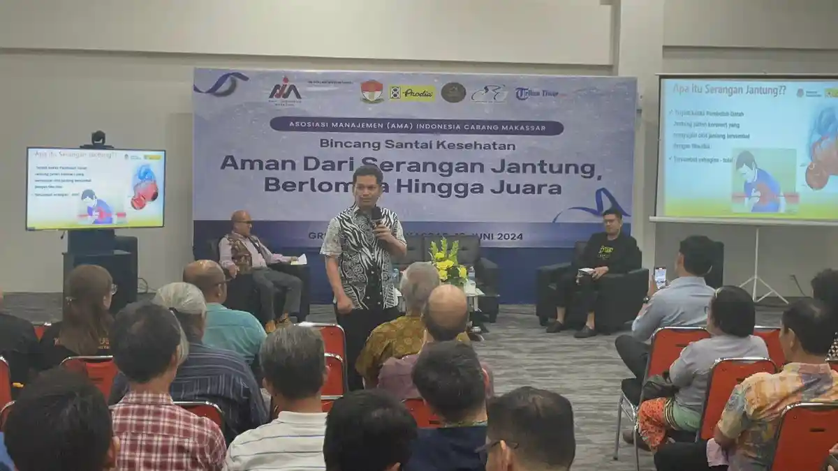AMA Indonesia Chapter Makassar Gelar Bincang Sehat 'Aman dari Serangan Jantung'