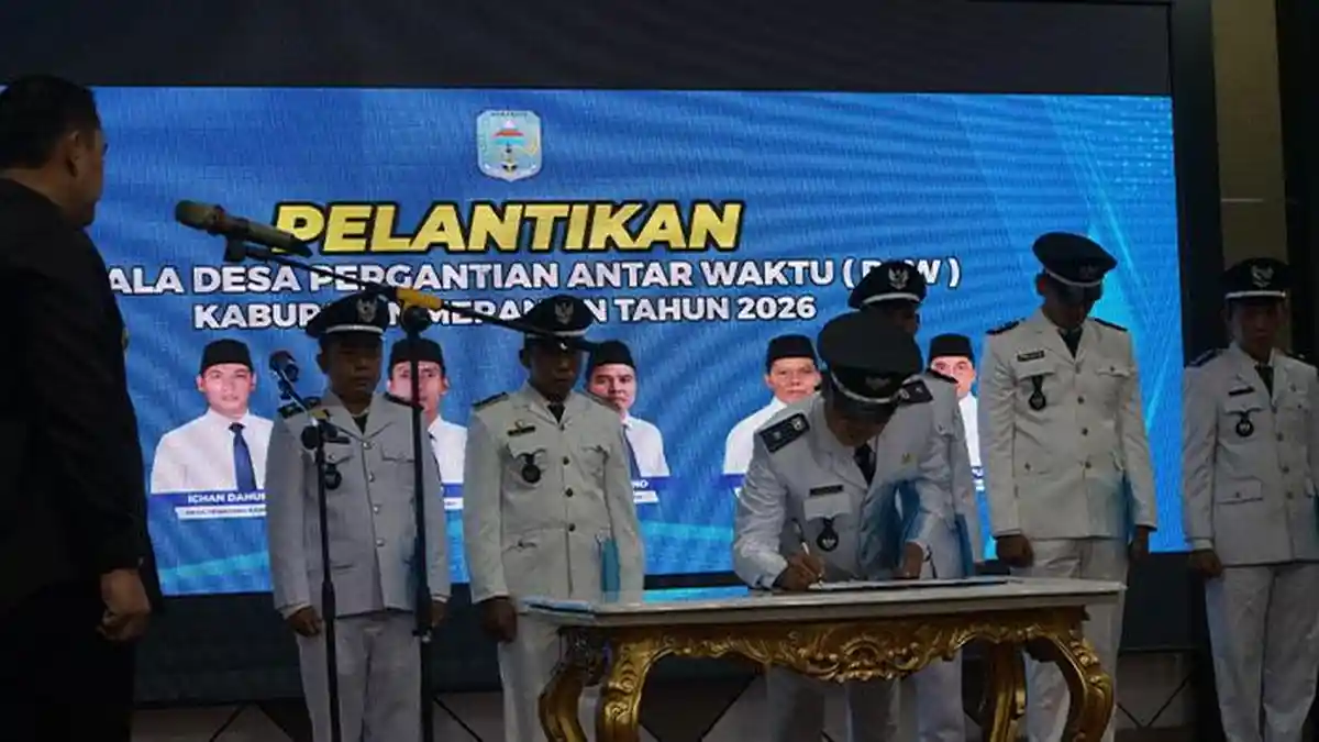 Enam Kades PAW Dilantik, Bupati Merangin Tekankan Integritas